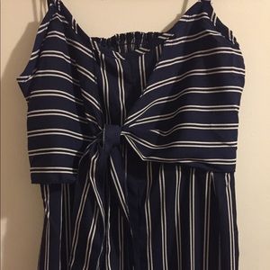 Navy back out jumper